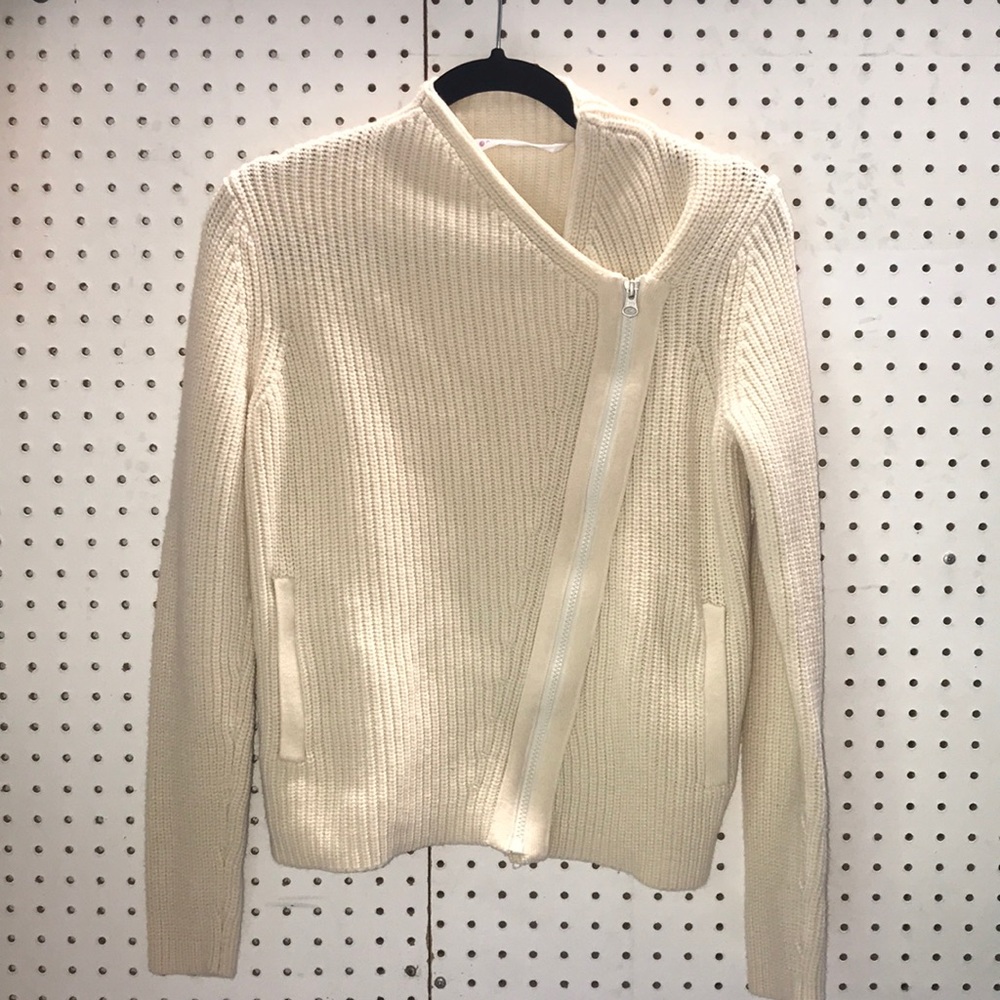 Athleta Merino Wool moto jacket